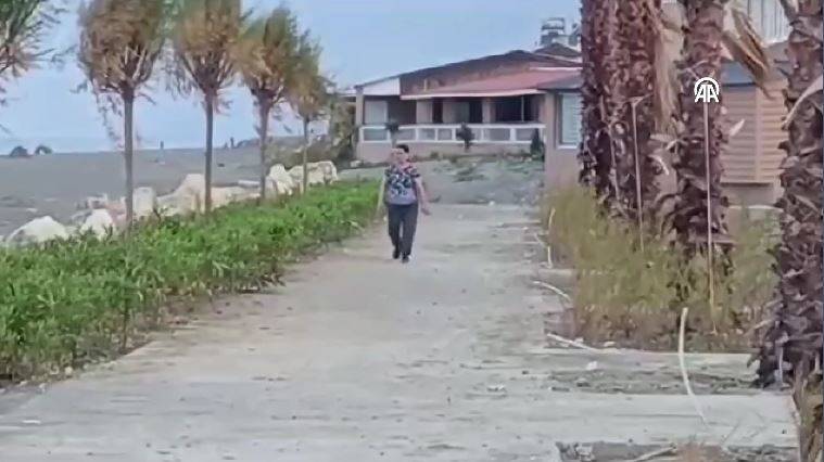 Bu tehlikeye kim dur diyecek! Sokak köpekleri sahilde yürüyen kadına saldırdı 4